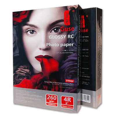 4R RCの写真の印刷紙6x4の膚触りがよい写真のペーパー単一の側面102*152mm